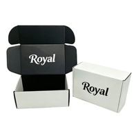 Boîte d'expédition personnalisée avec insert en éponge et encre invisible pour emballage cosmétique, maquillage, soins de la peau, parfum, beauté, avec logo estampé à chaud