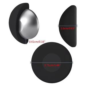 Rideaux <span class=keywords><strong>de</strong></span> <span class=keywords><strong>douche</strong></span> magnétiques modernes 2025 avec clips <span class=keywords><strong>de</strong></span> nappe recouverts <span class=keywords><strong>de</strong></span> silicone Matériau en polyester - Product Image 1