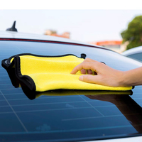 Serviette de lavage de voiture à Double couche en microfibre de haute qualité 800gsm PELUCHE ABSORBANTE Technique tissée à séchage rapide pour le séchage du nettoyage de la voiture