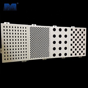 Placa de agujero de pared de madera perforada, panel acústico, lámina de metal hexagonal, de aluminio de alta calidad, para <span class=keywords><strong>fachadas</strong></span> perforadas - Product Image 2