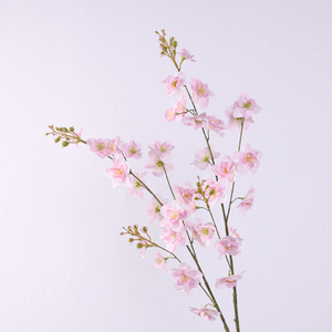 Vente en gros bon marché de fleurs artificielles en latex de <span class=keywords><strong>delphinium</strong></span> plantes de fausses fleurs d'alouette de mariage - Product Image 4