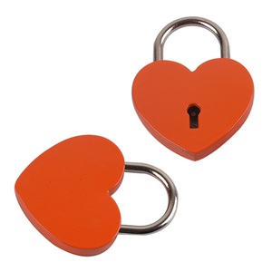 <span class=keywords><strong>Cadenas</strong></span> Cœur Coloré en Alliage de Zinc Kamal 6034, <span class=keywords><strong>Cadenas</strong></span> d'Amour Style Coréen de Séoul, Boîte Cadeau de Mariage, Décoration <span class=keywords><strong>Pont</strong></span>, Sécurité pour Journal Intime - Product Image 2
