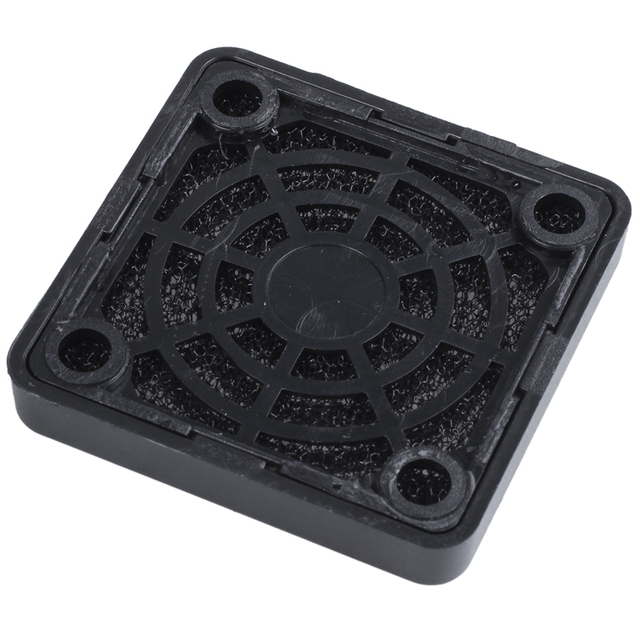 Black Plastic Square Dustproof Filter 80Mm PC Case Fan Dust Guard Mesh
