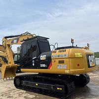 Excavatrice Caterpillar 320D2L d'occasion à châssis long, réservoir de carburant 410L, accessoires personnalisés, multiples conditions de vente, 323 325 disponibles
