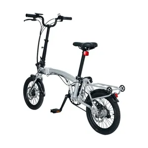 Bicicleta Eléctrica Plegable Todoterreno para Mujer, Uso Diario Urbano, Motor sin Escobillas de 250/500W, Batería de Litio 40 - Product Image 5