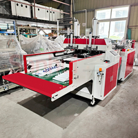 Machine Entièrement Automatique pour la Fabrication de Sacs Gilet en Plastique Noir, Machine de Production de Sacs en Nylon