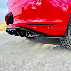 <b>For</b> VW Golf MK7 GTI 2013-2016 Body Kit Rear Bumper Lip Rear Bumper Spoiler <b>Diffuser</b> Splitter Protector <b>Car</b> Accessories - Product Image 3