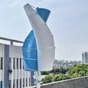 Mạnh mẽ off-lưới dọc q-hình dạng tuabin gió 100W-400W cho các thiết bị gia dụng và hệ thống trạm điện - Product Image 4