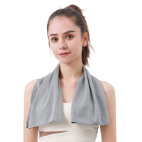 Serviette de sport en microfibre personnalisée pour l'extérieur, à refroidissement instantané, en polyester, séchage rapide, serviettes de sport en microfibre pour la gym, à effet rafraîchissant