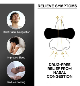 Tiras Nasales para Respirar Antirronquidos para Atletas Dilatadores Deportivos Mejora la Respiración y el Rendimiento Atlético - Product Image 3