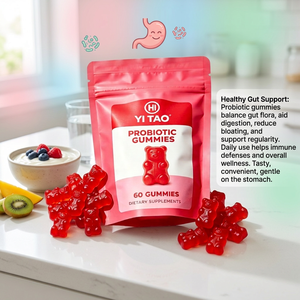 Private Label/OEM Probiotic Little Bear <b>Gummy</b> Bears, red Little Bear <b>gummy</b> bears dietary supplement, for daily digestive health - Product Image 3