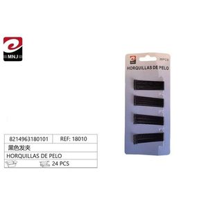 HORQUILLAS DE PELO Black Hair Clips 24 Pcs Baby Hair Styling - Product Image 3