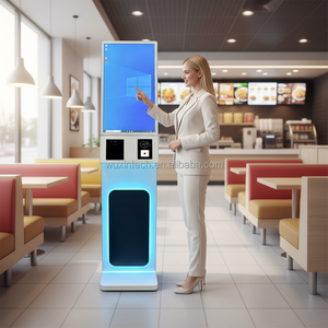 Terminal de commande et de paiement en libre-service WUXIN de haute qualité avec écran tactile 24''/27''/32'' pour restaurant, personnalisable avec logo du fabricant - Product Image 4