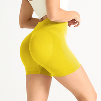 Pantalon de yoga grande taille transfrontalier, taille haute élastique, respirant, sans couture, effet ventre plat, séchage rapide, motif uni, pour la course