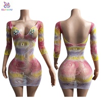 Vêtements de danse exotique en maille imprimée, performance optimale, vente en gros directe usine, tarifs inclus pour les élites