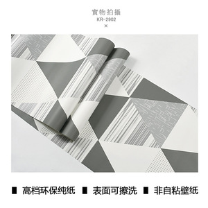 Nordic Minimalist <span class=keywords><strong>Abstract</strong></span> Lines Geometrischer TV-Hintergrund Wandbild Tapete Modernes Wand dekor Tapeten 3D Papel De Parede - Product Image 5