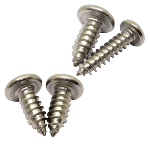 SS 304 316 vis de meubles autotaraudeuses oxyde noir à faible quantité minimale de commande métrique certifié ISO certificat ISO accepte les demandes des clients - Product Image 1