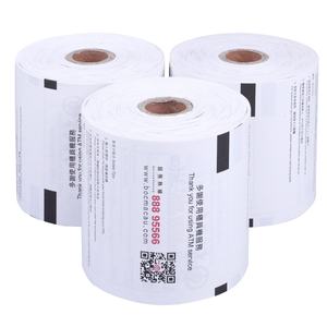 Rollo de Papel Térmico de 57x40 mm, 20 m de Longitud, 100 Rollos/Caja, Capa Única, 100% Pulpa de Madera, Compatible con Cajas Registradoras y Terminales Punto de Venta, Núcleo de Papel - Product Image 3