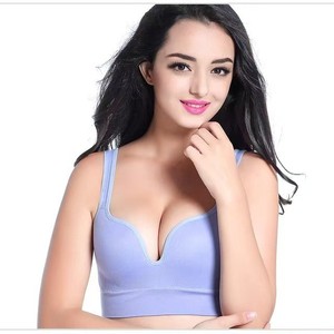 Sujetadores de talla grande para mujer, ropa interior, sujetador sin aros, sin costuras, push-up, tops, bralette, brassiere, chaleco deportivo inalámbrico - Product Image 6