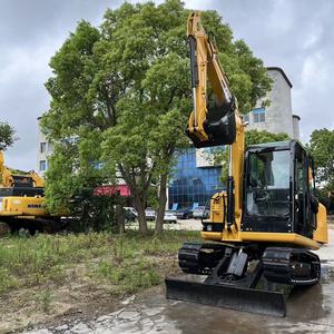 Excavadora de cadenas usada japonesa de alta eficiencia 2024 5.5TON Cat305.5e/Cat305.5e2 en excelentes condiciones, original con cadena de goma - Product Image 3