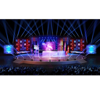 Mur vidéo LED IP65 pour extérieur et intérieur, écran sans panne, portable, pour scène d'église, affichage de fond de scène, commerce de détail et services en libre-service