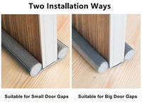 Tiras de sellado plegables al por mayor para la parte inferior de la puerta, burlete protector contra la intemperie, sellador de espuma flexible para debajo de la puerta, tope de corrientes de aire, sello para la parte inferior de la puerta