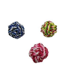 الصانع بالجملة جرو اللعب حبل صغير كرات الحيوانات الأليفة التسنين مضغ القطن لعبة تدريب الكرة - Product Image 4