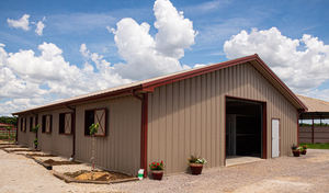 אוסטרליה תקן זול מותאם אישית זול מחשב נייד דוכנים זמניים מבנה פלדה סוס מקלטים יציבים - Product Image 5