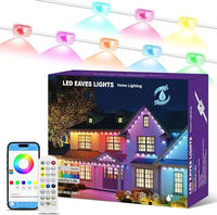 Lumières LED extérieures permanentes étanches IP67 24V, lumières LED de Noël RGB RGBIC, lumière ponctuelle LED, lumière pixel LED