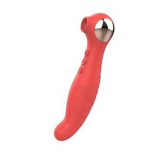 Femelle Silicone Aspiration et Soufflant Vibrateur Conversion De Fréquence Charge Massage Sucer Bâton Adulte Femelle Masturbation Jouet - Product Image 5