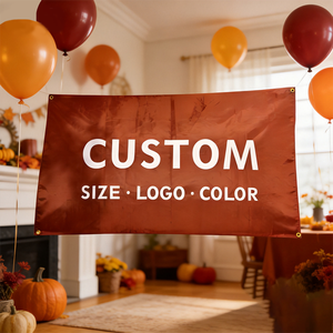 Custom Your Logo Eco-Friendly Digital Printing Bright Color Parties Advertising Polyester Flag <strong>Banner</strong> - Product Image 1