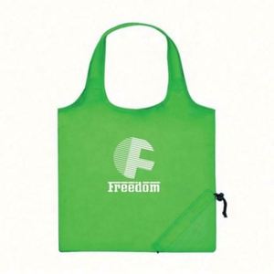 Sac de courses pliable réutilisable robuste personnalisé avec logo imprimé - Product Image 3