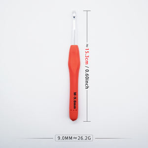 Ganchos <span class=keywords><strong>de</strong></span> ganchillo ergonómicos con estuche <span class=keywords><strong>Agujas</strong></span> <span class=keywords><strong>extra</strong></span> <span class=keywords><strong>largas</strong></span> para mano artrítica para costura - Product Image 3