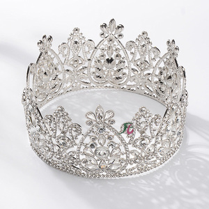มงกุฎเจ้าสาวแบบคลาสสิก ปี 2025 สำหรับเครื่องประดับเจ้าสาววิบวับ มงกุฎเจ้าสาวสำหรับงานแต่งงาน - Product Image 4