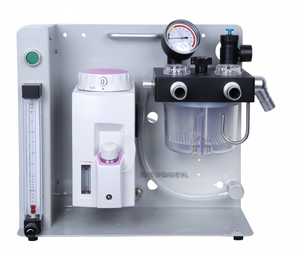 EUR VET Anästhesiegerät mit 0,8L Sodakalkkammer, Schnellwechsel-Design & Bain-Open-Respirationskreislauf-Anschluss - Product Image 3