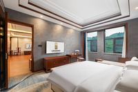 Wyndham haut de gamme 5 étoiles hôtel chambre meubles ensembles de meubles en bois personnalisés hôtel intérieur
