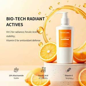 <span class=keywords><strong>Latte</strong></span> Corpo Non Unto con 10% Niacinamide e Vitamina C, <span class=keywords><strong>Bio</strong></span>-Tech Radiant Actives, Acido Ferulico 400ml OEM - Product Image 4