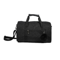 Sac de danse personnalisé avec monogramme et logo brodé du nom de l'équipe, sac de sport mini scintillant bleu royal, sac de sport scintillant pour filles