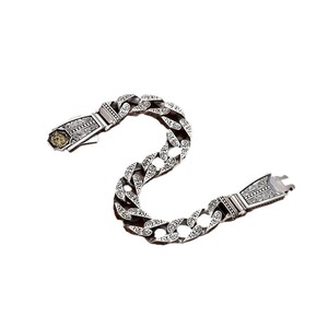 Pulsera de León Dominante Estilo Hip Hop, Plata Tailandesa, Estilo Motociclista, Tendencia Punk Personalizada, Hombre Fuerte y Salvaje - Product Image 5