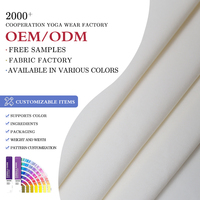 Tissu à haute élasticité 76% nylon 24% élasthanne, fibre de polyamide semi-légère (PA), tricotage interlock pour soutien-gorge sans couture
