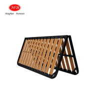 Base de lit de plate-forme pliante de latte de bois d'assemblage robuste intelligente personnalisée de haute qualité en Chine
