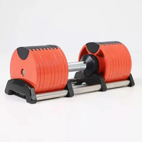 Ultimate einsternu kurzhanteln haltère réglable 80lb vert nouveau verrouillage rapide haltères réglables 32 kg