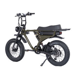 Vélo de montagne électrique Bafang durable 2025, 20 pouces, 1000W, pneus larges, suspension intégrale, vélo électrique adulte, batterie au lithium 52V pour la ville - Product Image 3