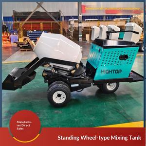 Nouveau camion mélangeur à béton à petites roues, mélangeur d'ingénierie domestique, camion de déchargement, source d'usine, exportation - Product Image 1