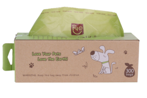 Sacs à déjections canines biodégradables écologiques OEM ODM en forme d'os imprimé, pour chien, biodégradables - Product Image 2