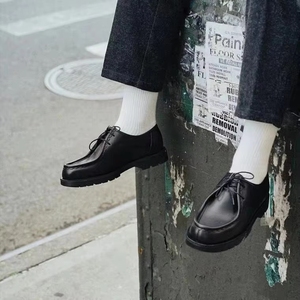 Chaussures pour Hommes Personnalisées Rétro en Daim et Cuir Véritable, à Tige Haute, à Semelle Épaisse, Style Décontracté et de Marche, type Dangaroo Boot, Mocassins Habillés et Derby, Printemps - Product Image 5