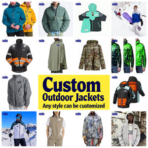 Giacca a Vento Personalizzata per Uomo Giacca Leggera a Maniche Lunghe Softshell per Sport all'Aperto Arrampicata in Montagna Escursionismo Cappotto in Nylon - Product Image 2