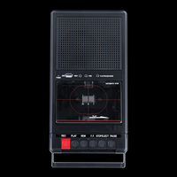 휴대용 USB 아날로그 카세트 테이프 레코더 (내장 마이크, FM 라디오, 블루투스 스피커, 스테레오 디지털 녹음, MP3 기능)