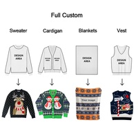 Prix d'usine Pull XXXXL pour hommes Pull de Noël moche Pull en tricot jacquard Pulls de Noël bon marché pour les fêtes de fin d'année et les promotions