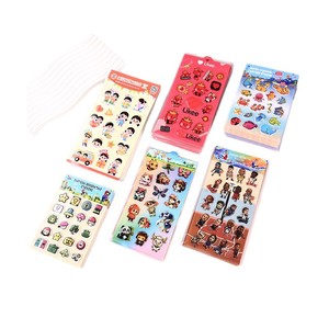 Pegatinas de Dibujos Animados Guike, Diseño Lindo en Epoxi para Diarios y Regalos Infantiles, Unisex, Ecológicas - Product Image 4